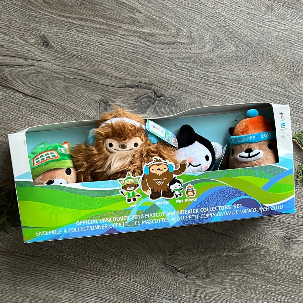 OFFICIAL collector's set of the Vancouver 2010 Winter Olympics mascots 🇨🇦 NEW!!